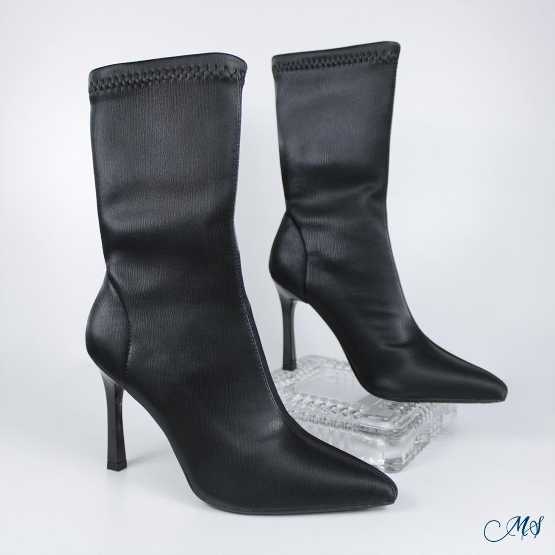 BOTAS CORTAS MUJER MARGLO SHOES NEGRO M03 - 1