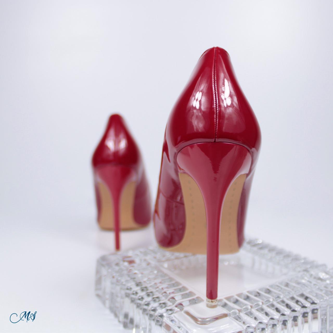 ZAPATOS DE VESTIR MUJER MARGLO SHOES ROJO STILETTOS M04 - 4