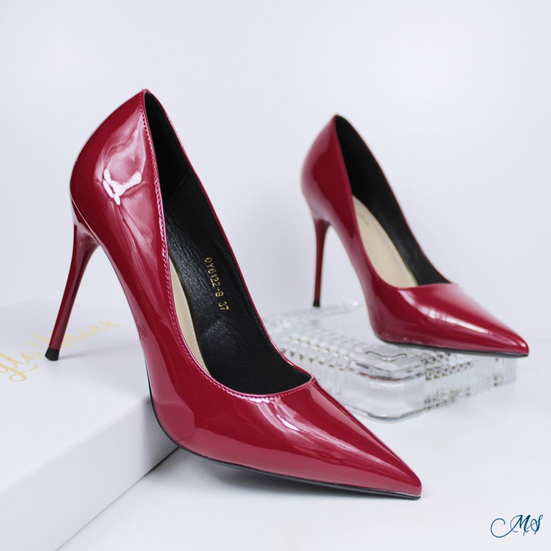 ZAPATOS DE VESTIR MUJER MARGLO SHOES ROJOS M04 - 1