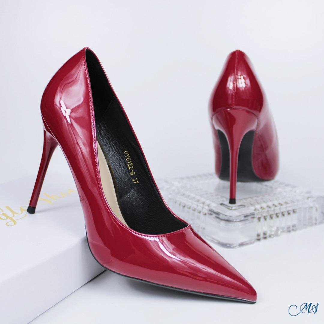ZAPATOS DE VESTIR MUJER MARGLO SHOES ROJOS M04 - 3