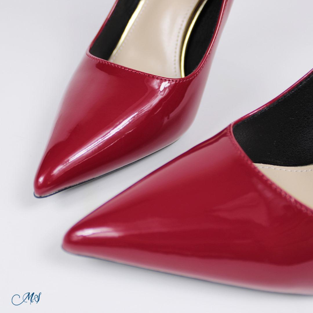 ZAPATOS DE VESTIR MUJER MARGLO SHOES ROJOS M04 - 5