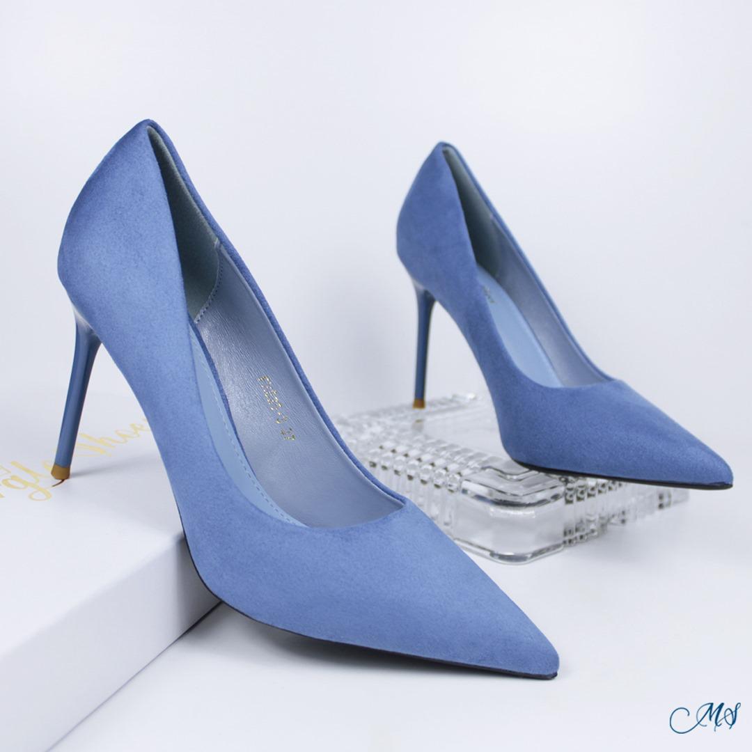 ZAPATOS DE VESTIR MUJER MARGLO SHOES CELESTE STILETTOS M12 - 1