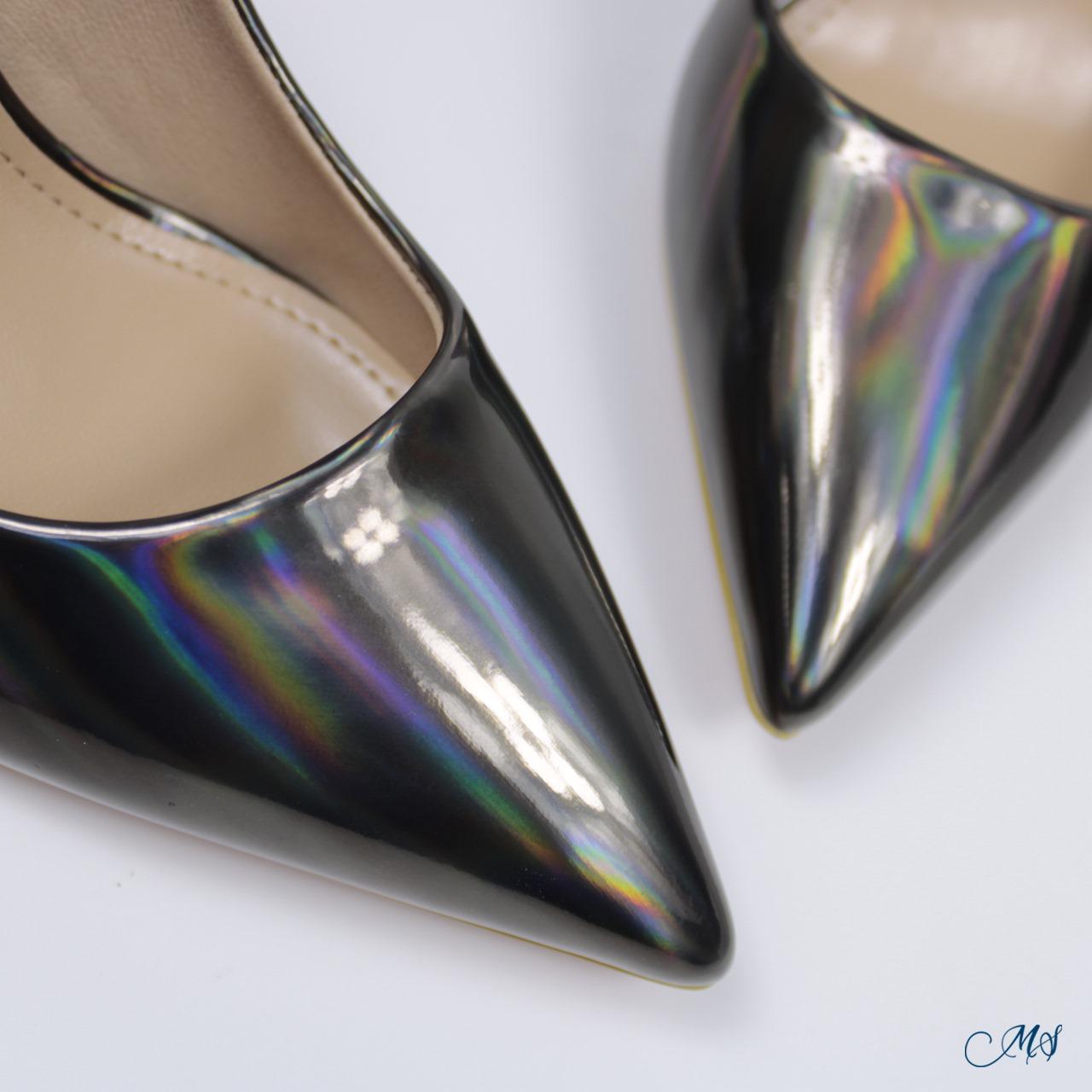 ZAPATOS DE VESTIR MUJER MARGLO SHOES GRIS STILETTOS M19 - 3