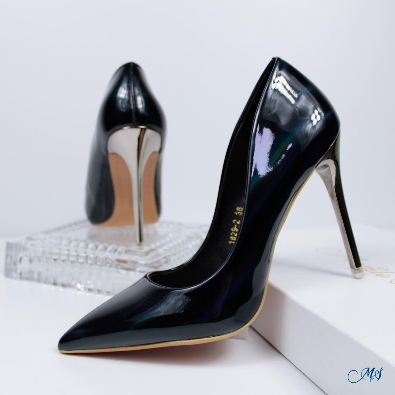 ZAPATOS DE VESTIR MUJER MARGLO SHOES NEGRO STILETTOS M19 - 1