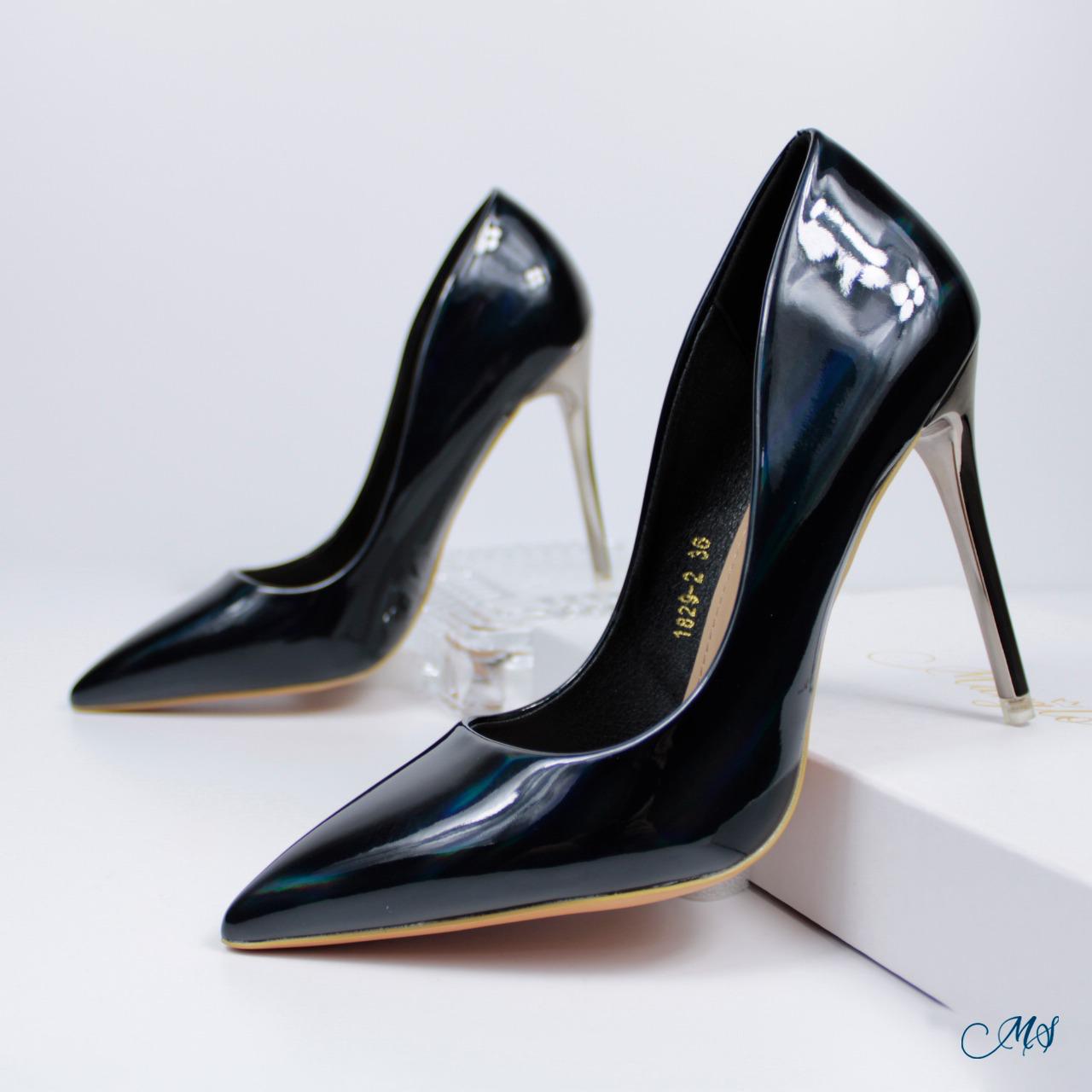 ZAPATOS DE VESTIR MUJER MARGLO SHOES NEGRO STILETTOS M19 - 3