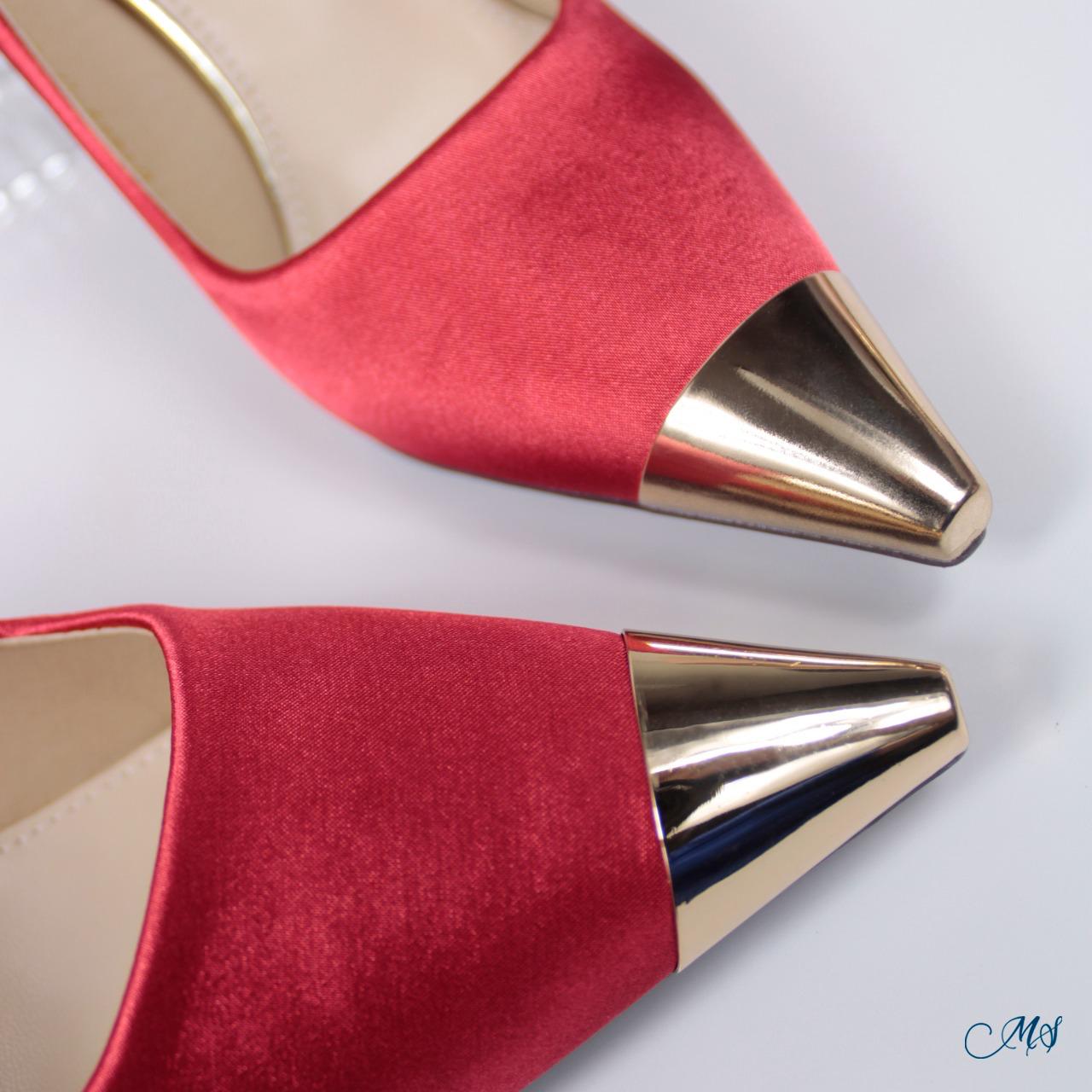 ZAPATOS DE VESTIR MUJER MARGLO SHOES ROJO STILETTOS M20 - 5