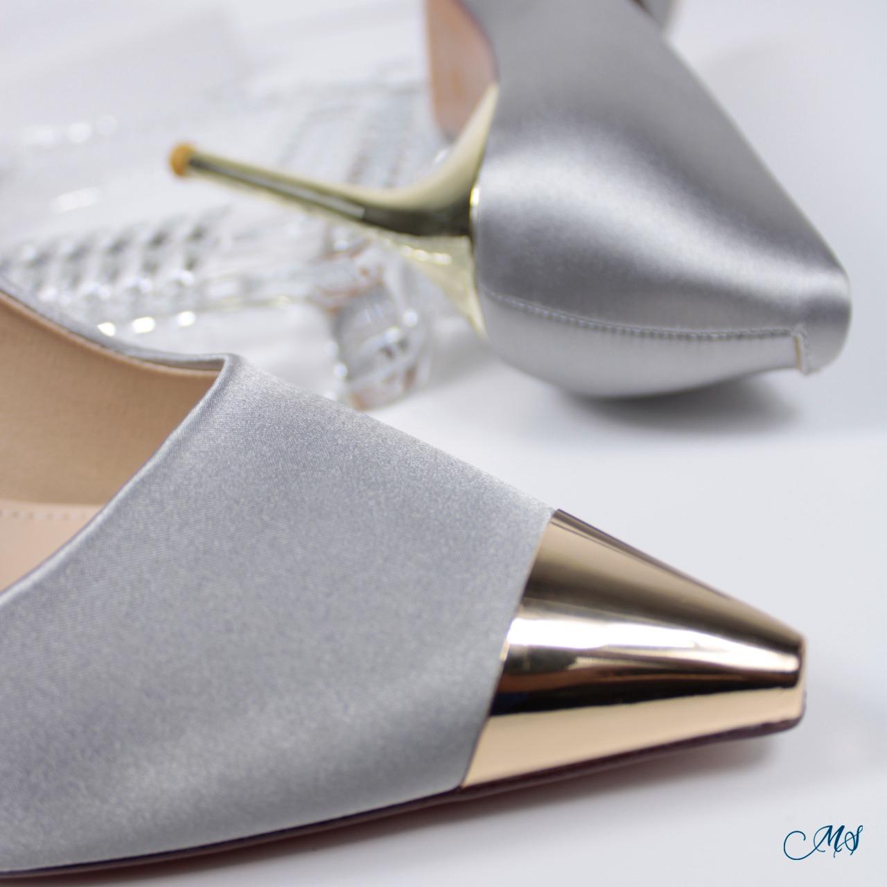 ZAPATOS DE VESTIR MUJER MARGLO SHOES GRIS STILETTOS M20 - 6