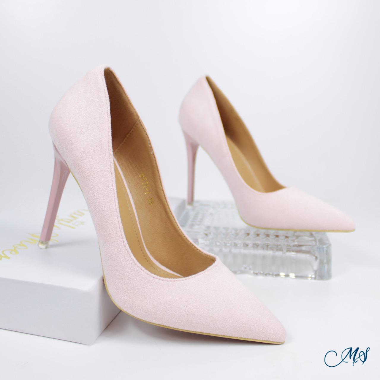 ZAPATOS DE VESTIR MUJER MARGLO SHOES ROSA STILETTOS M24 - 1