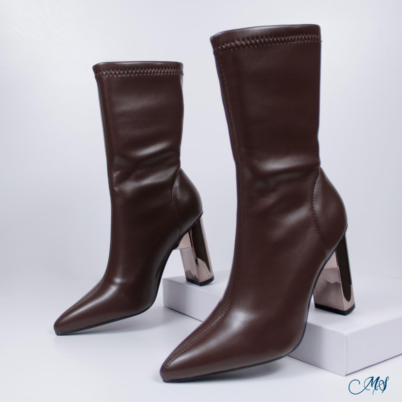BOTAS CORTAS MUJER MARRÓN M27 - 3