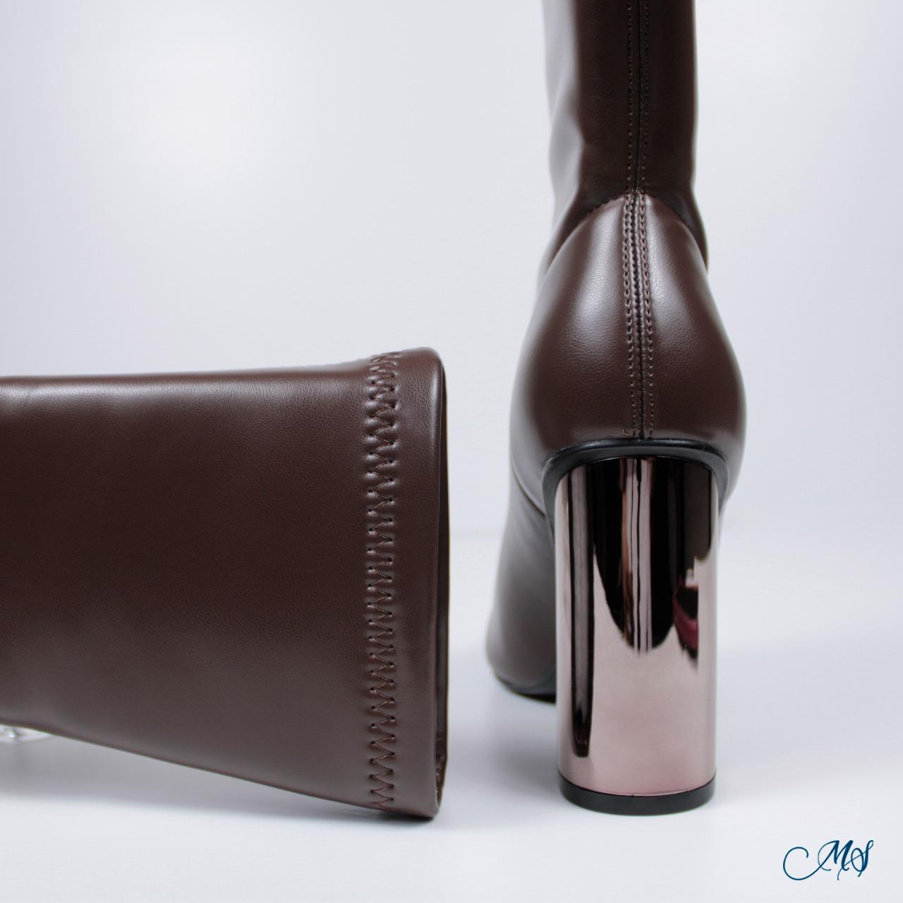 BOTAS CORTAS MUJER MARRÓN M27 - 5