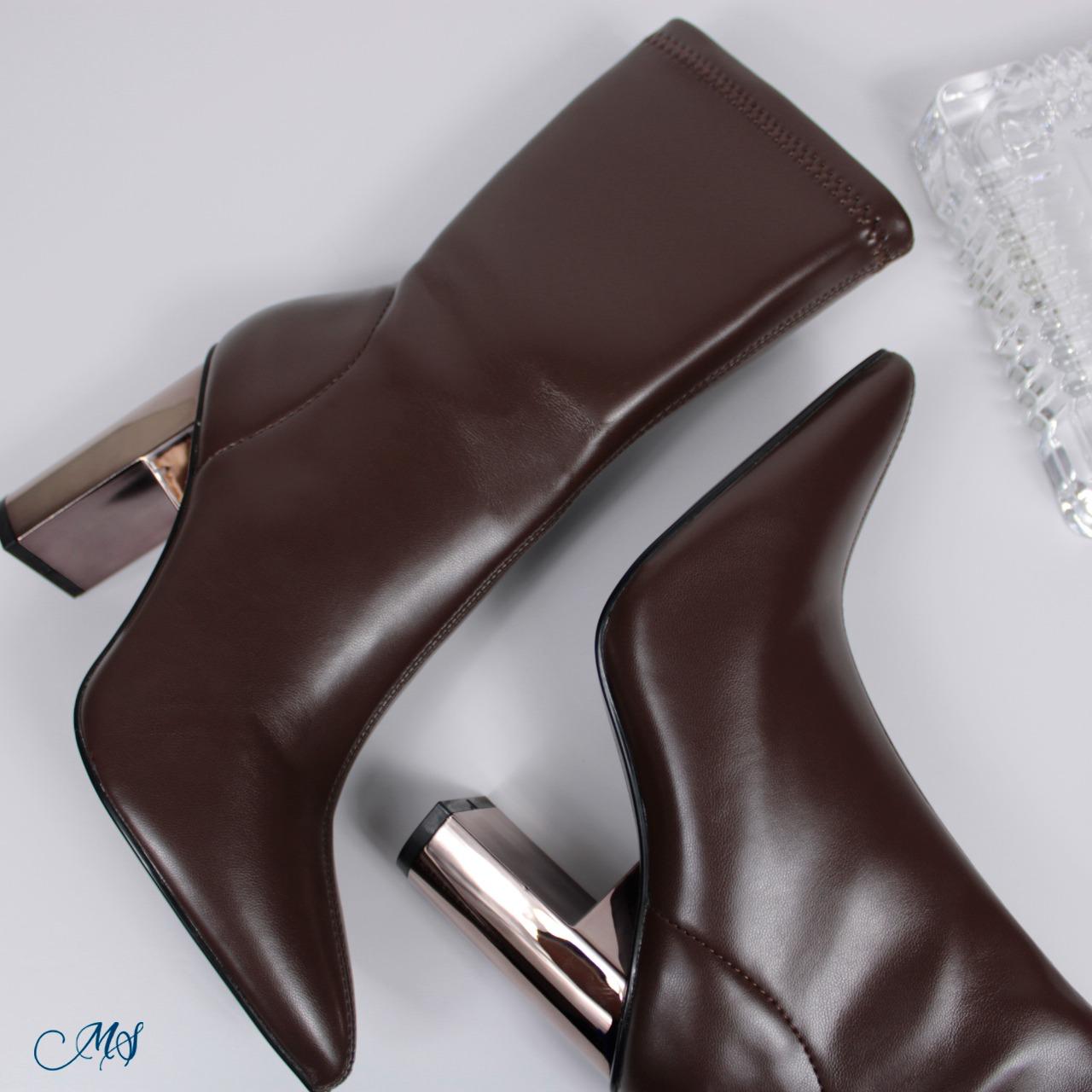BOTAS CORTAS MUJER MARRÓN M27 - 6