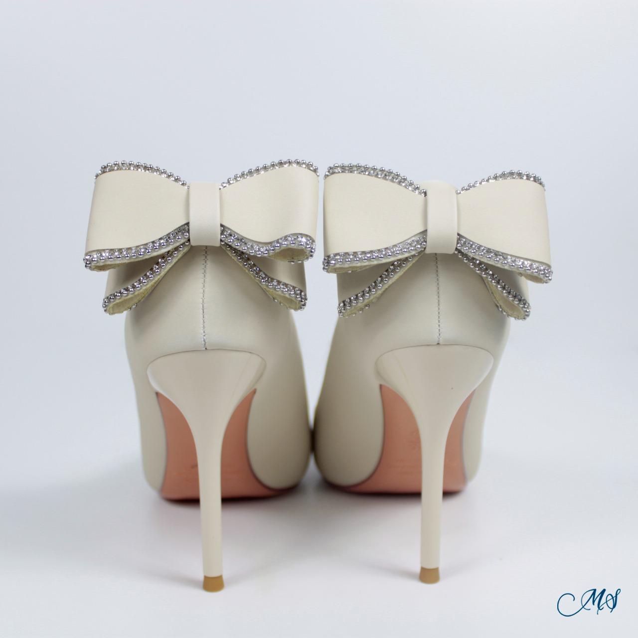 ZAPATOS DE VESTIR MUJER MARGLO SHOES CREMA STILETTOS M30 - 4