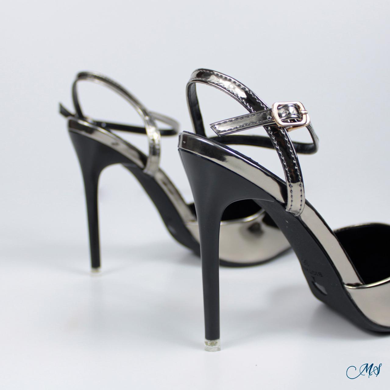 ZAPATOS DE VESTIR MUJER MARGLO SHOES PLATA STILETTOS M34 - 5