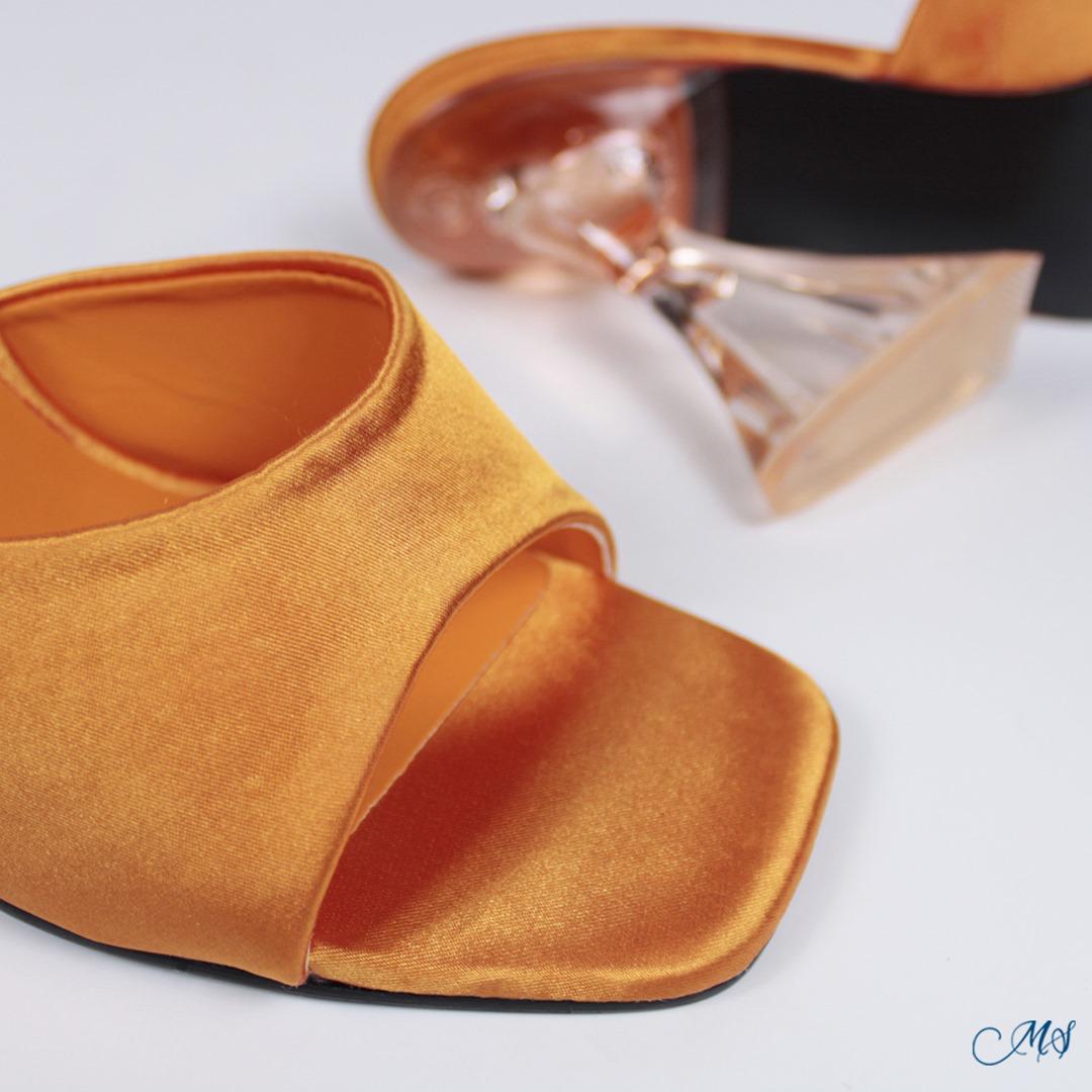 SANDALIAS MUJER MARGLO SHOES ANARANJADO M40 - 2