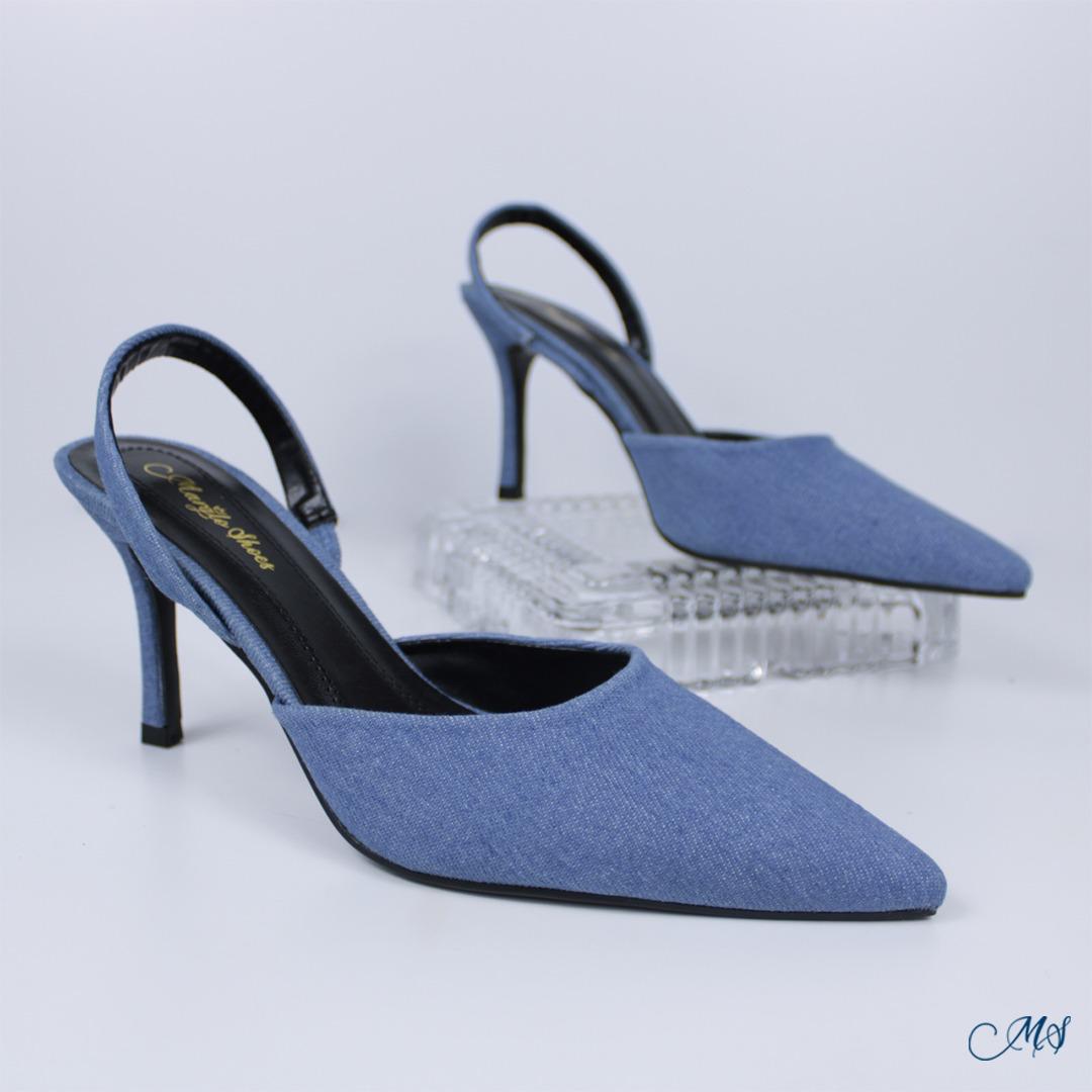 ZAPATOS DE VESTIR MUJER MARGLO SHOES DENIM STILETTOS M52 - 2
