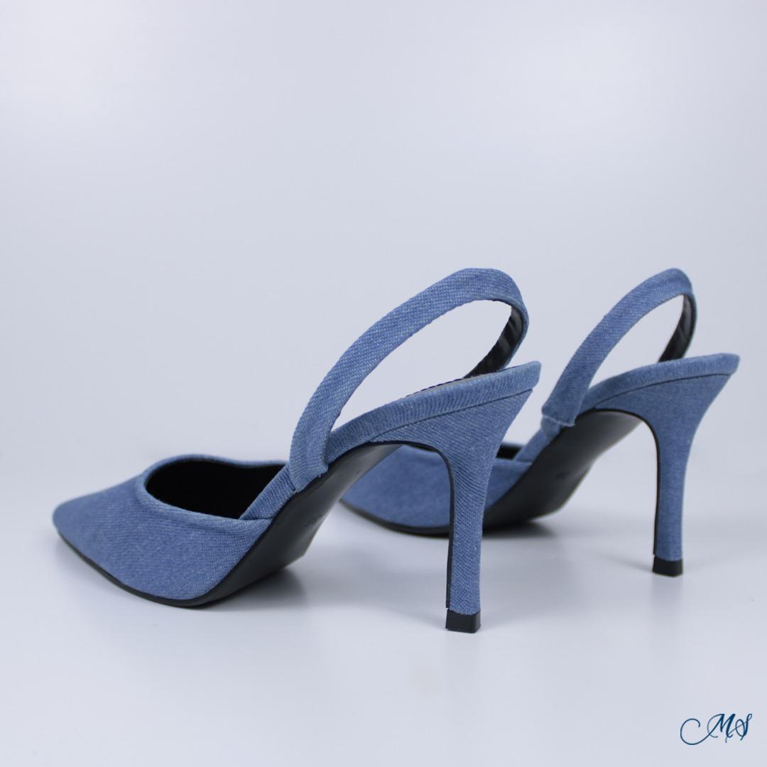 ZAPATOS DE VESTIR MUJER MARGLO SHOES DENIM STILETTOS M52 - 3