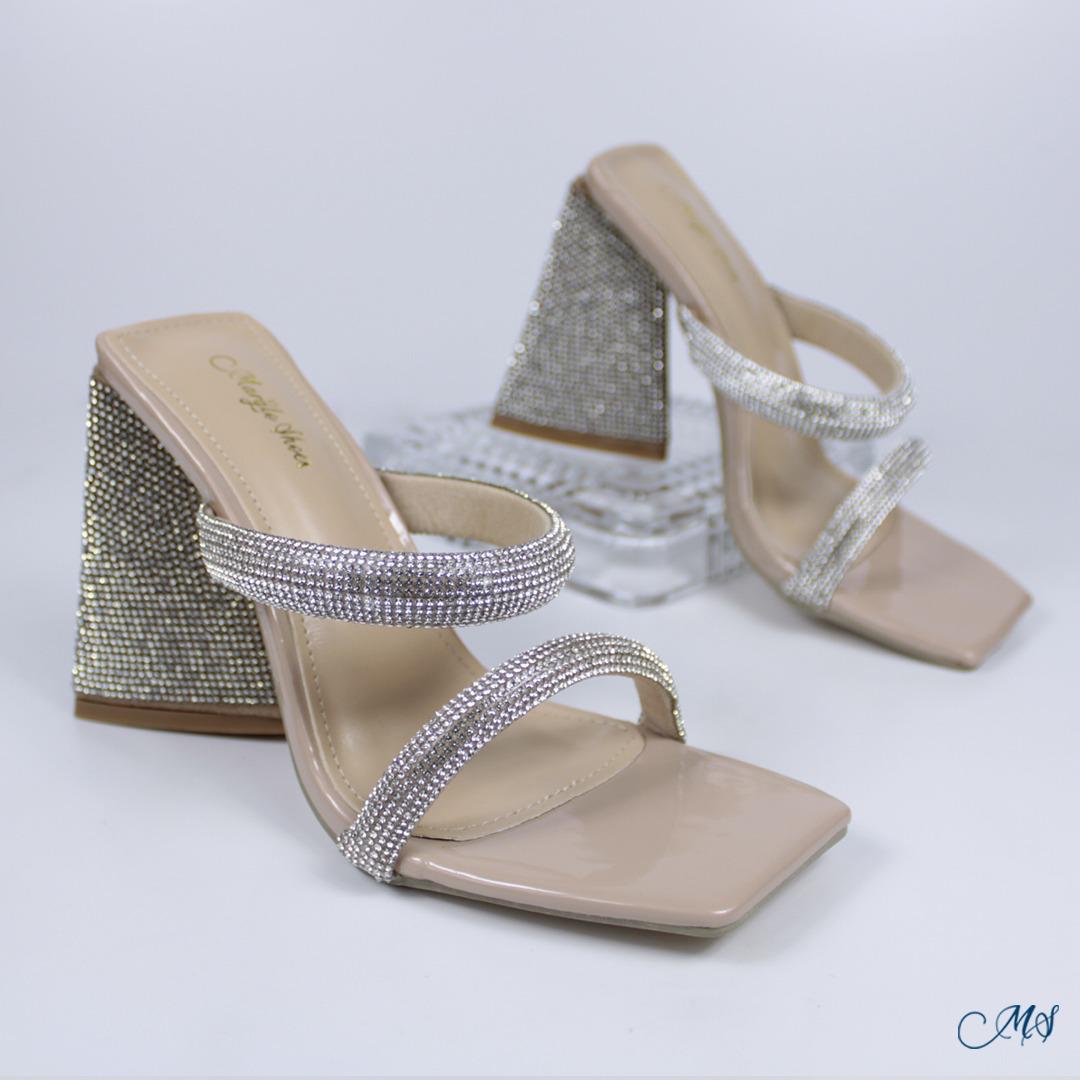SANDALIAS MUJER MARGLO SHOES BRILLOS M54 - 2