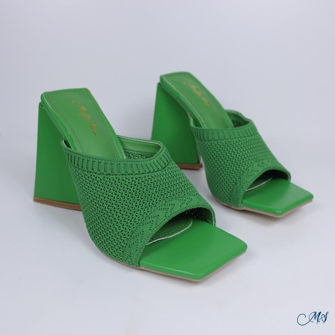 SANDALIAS MUJER MARGLO SHOES VERDE ALTAS M55 - 3