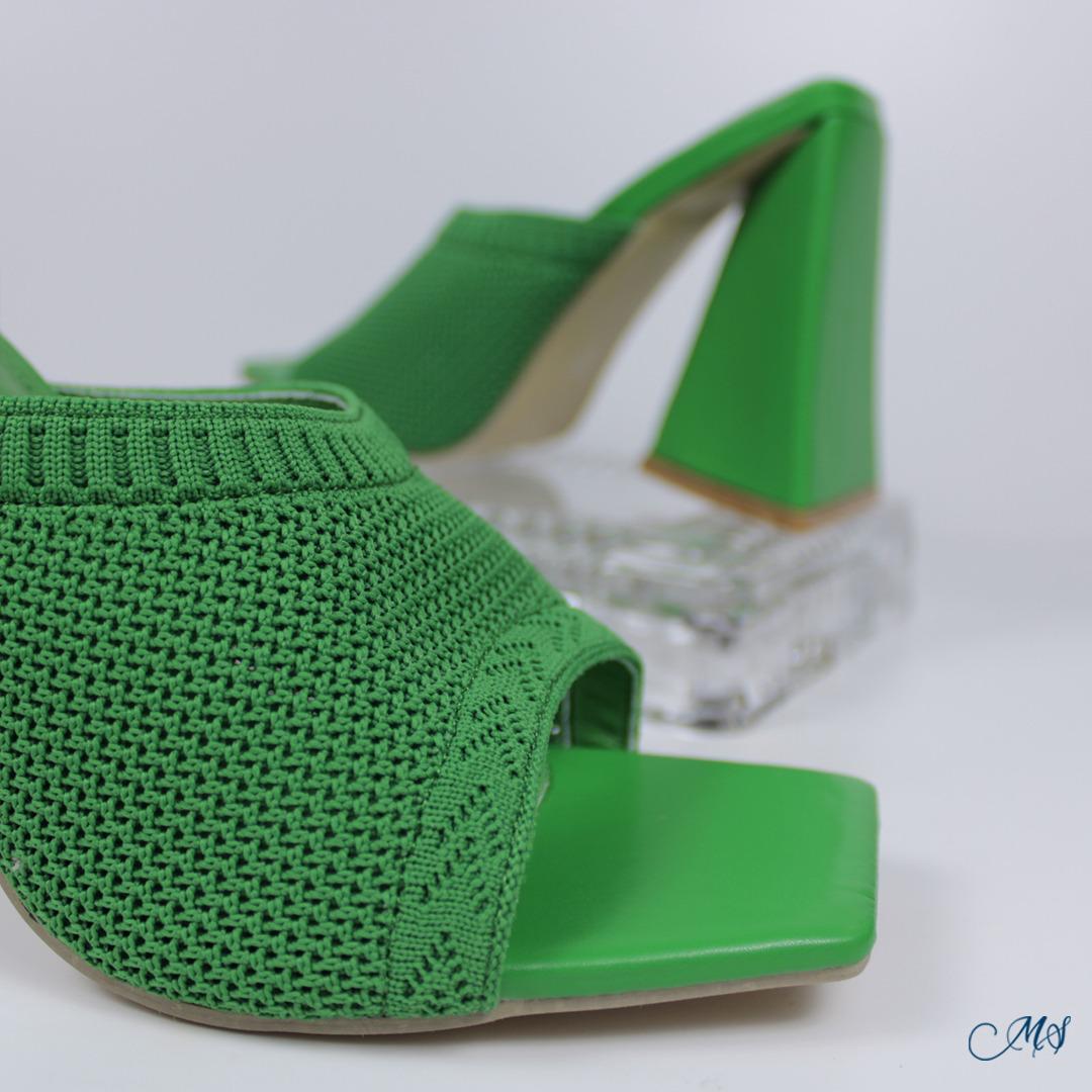 SANDALIAS MUJER MARGLO SHOES VERDE ALTAS M55 - 4