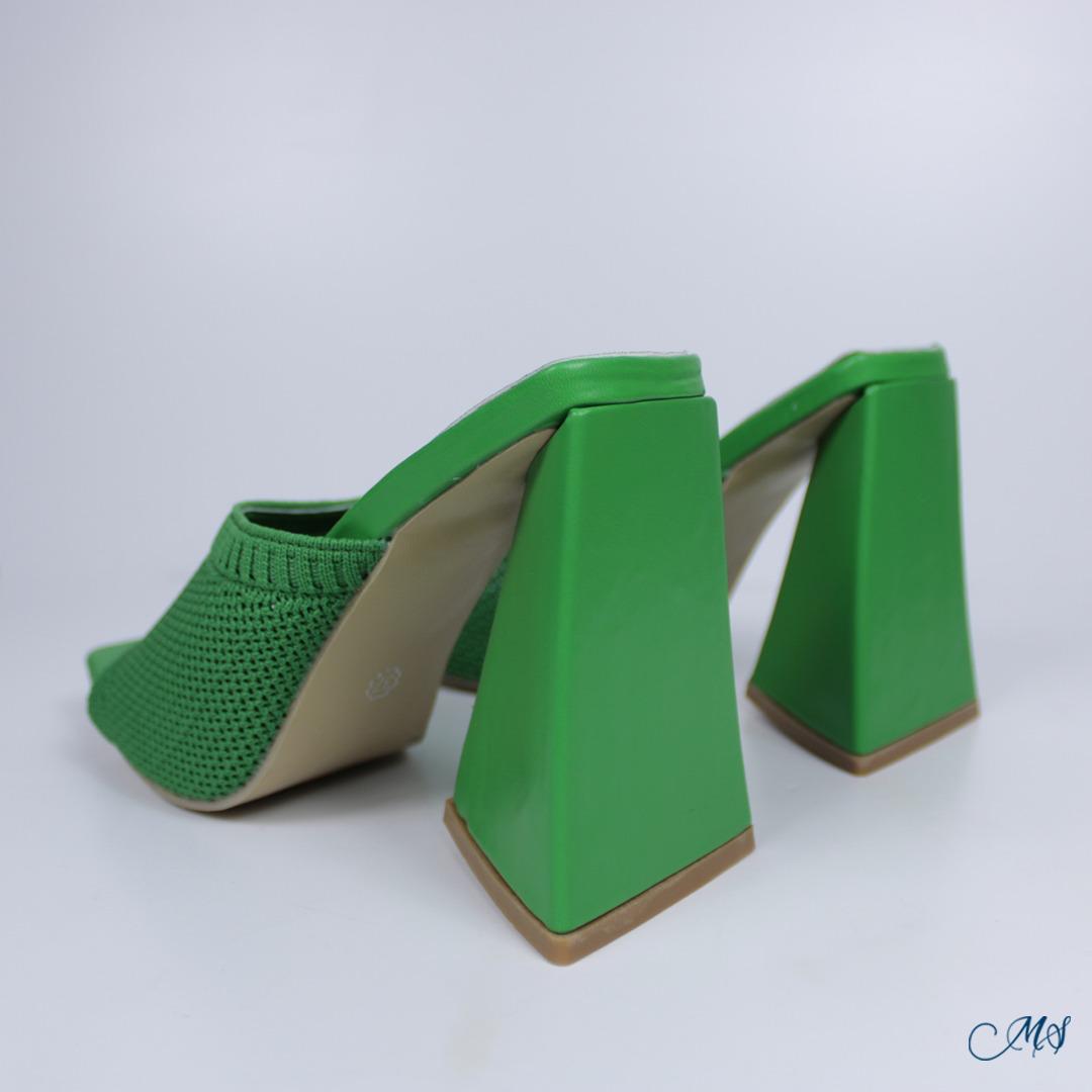 SANDALIAS MUJER MARGLO SHOES VERDE ALTAS M55 - 5