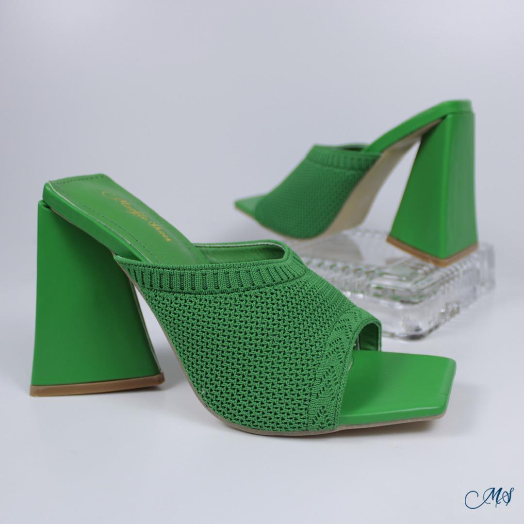 SANDALIAS MUJER MARGLO SHOES VERDE ALTAS M55 - 6