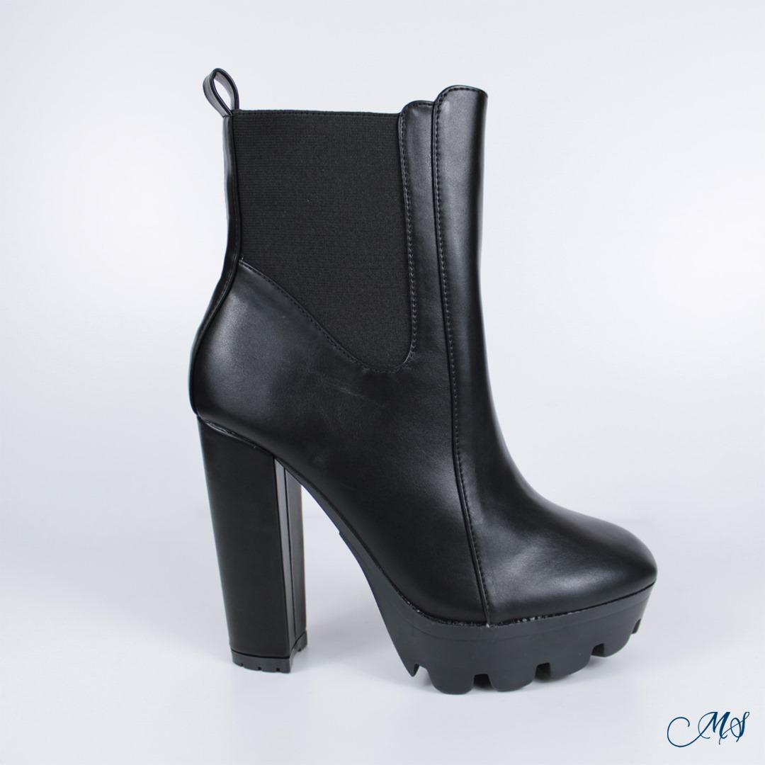 BOTAS CORTAS MUJER NEGRO M64 - 3