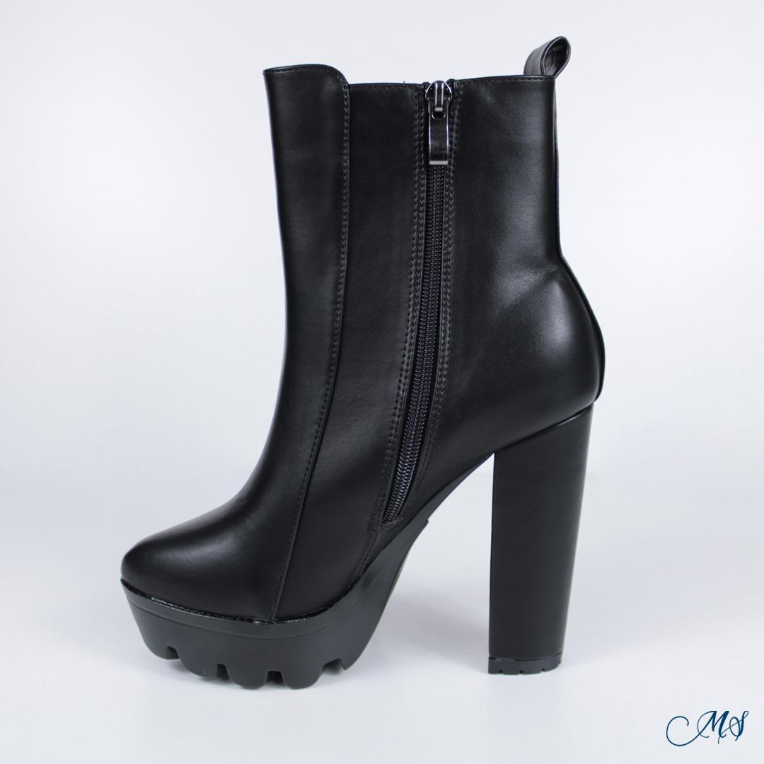 BOTAS CORTAS MUJER NEGRO M64 - 4
