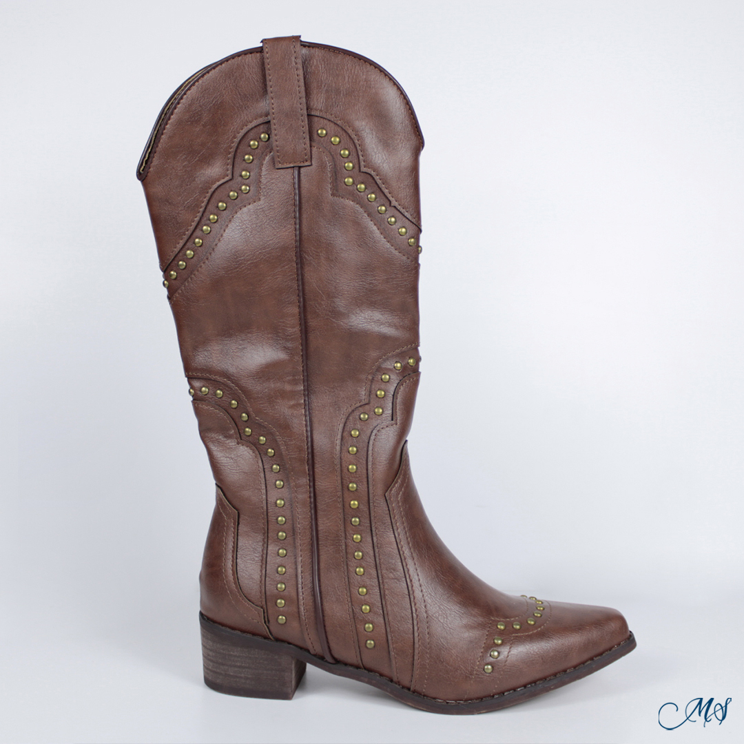 BOTAS ALTAS MUJER MARRÓN M66 - 1