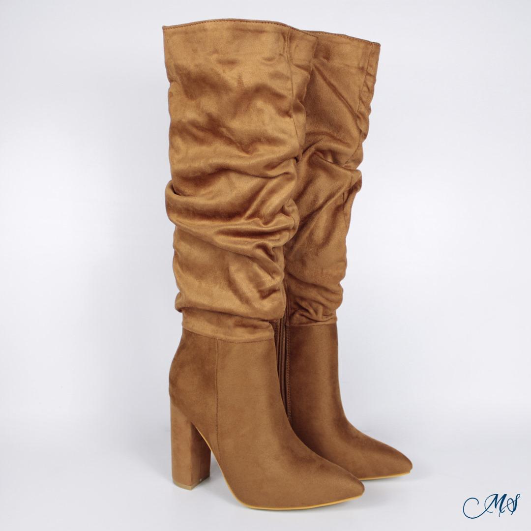 BOTAS ALTAS MUJER CAMEL M69 - 1