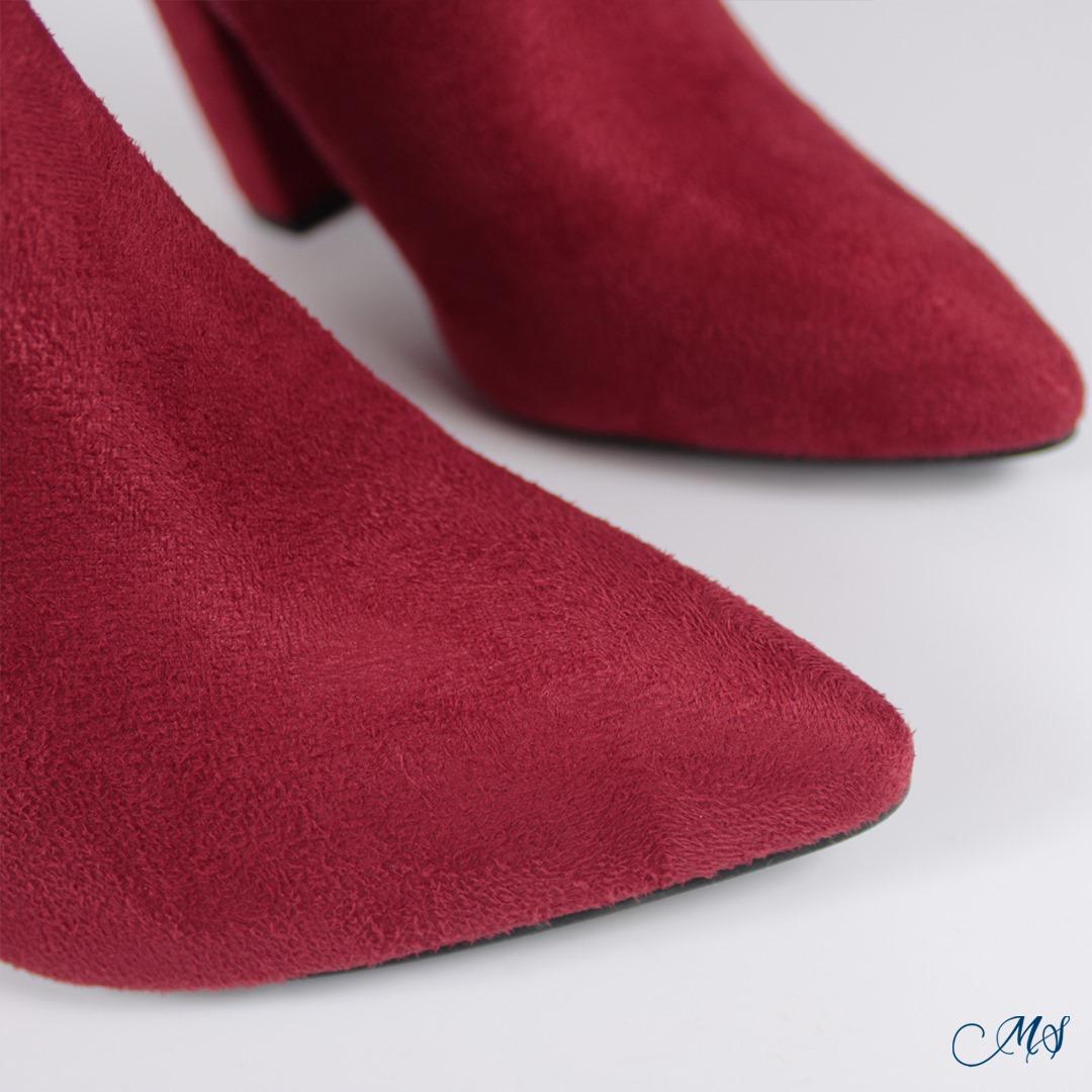 BOTAS ALTAS MUJER ROJO M69 - 3