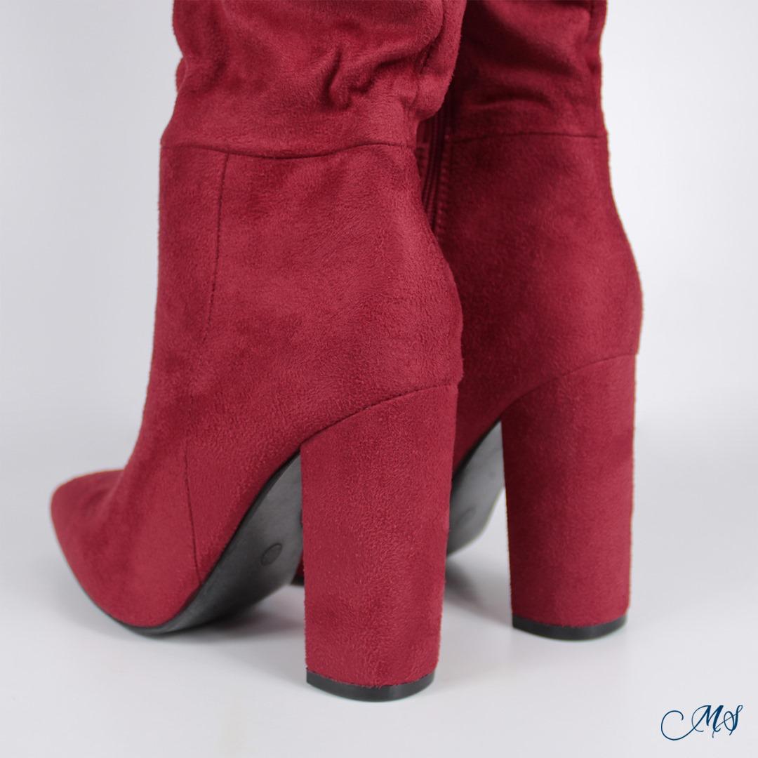 BOTAS ALTAS MUJER ROJO M69 - 4