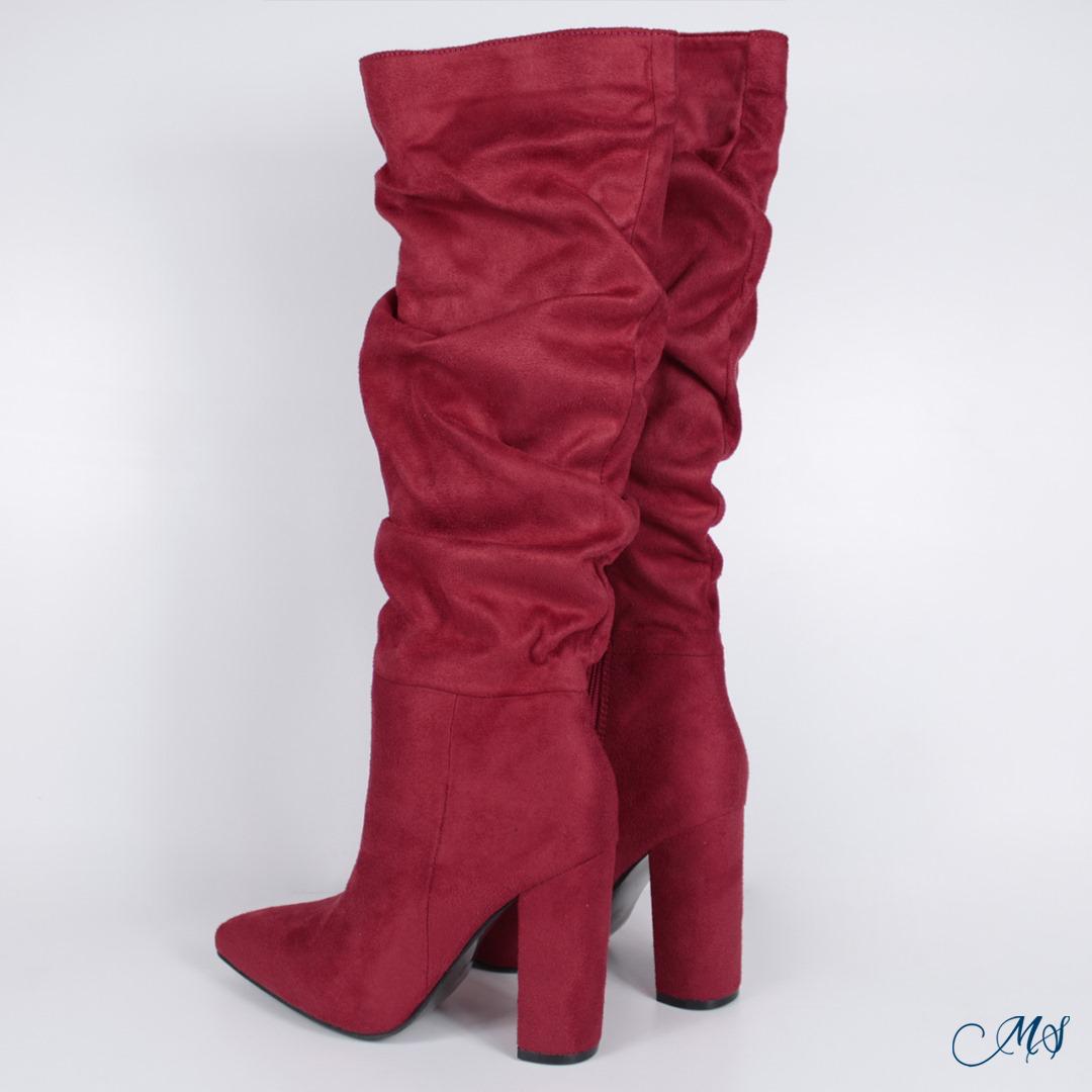 BOTAS ALTAS MUJER ROJO M69 - 6