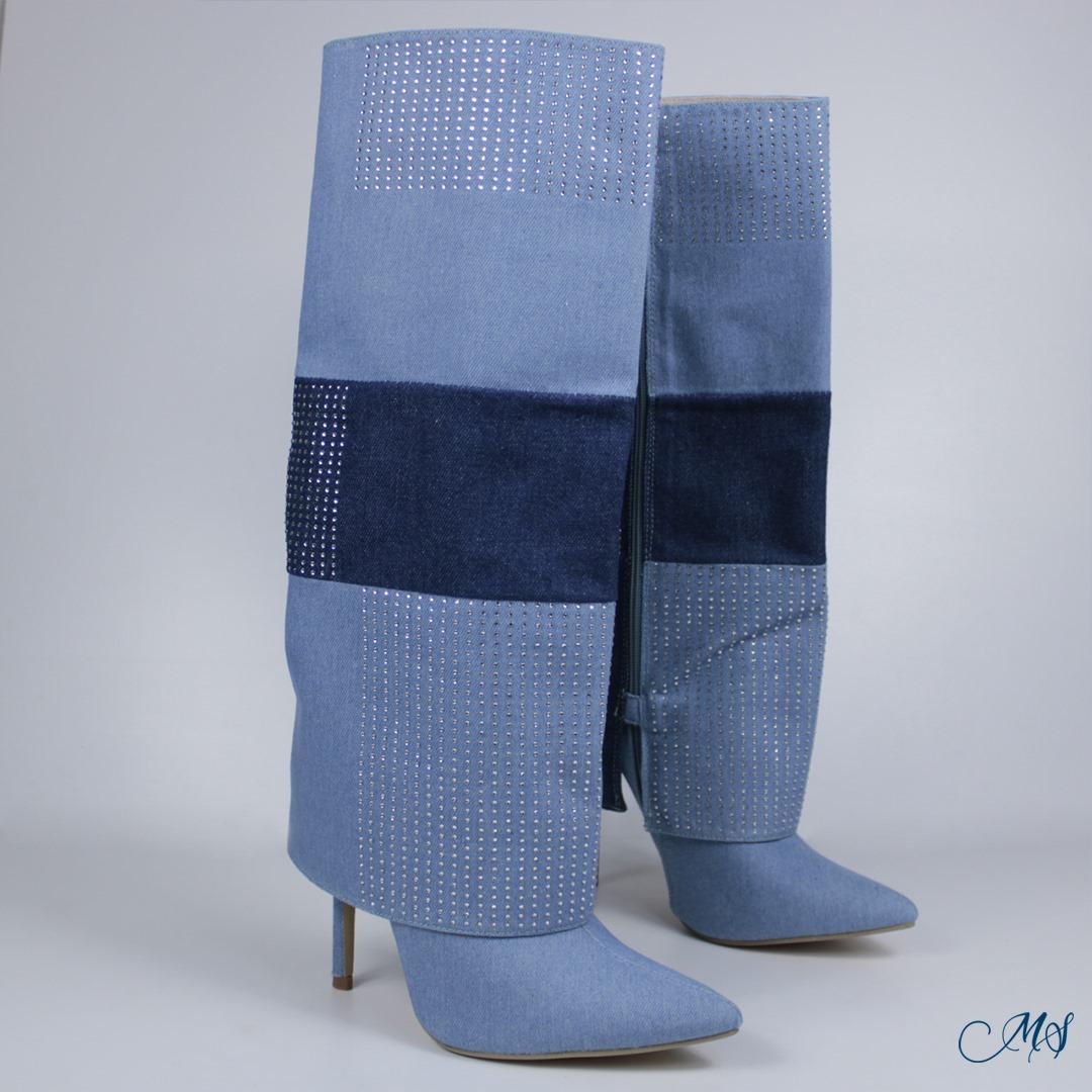 BOTAS ALTAS MUJER DENIM M74 - 1
