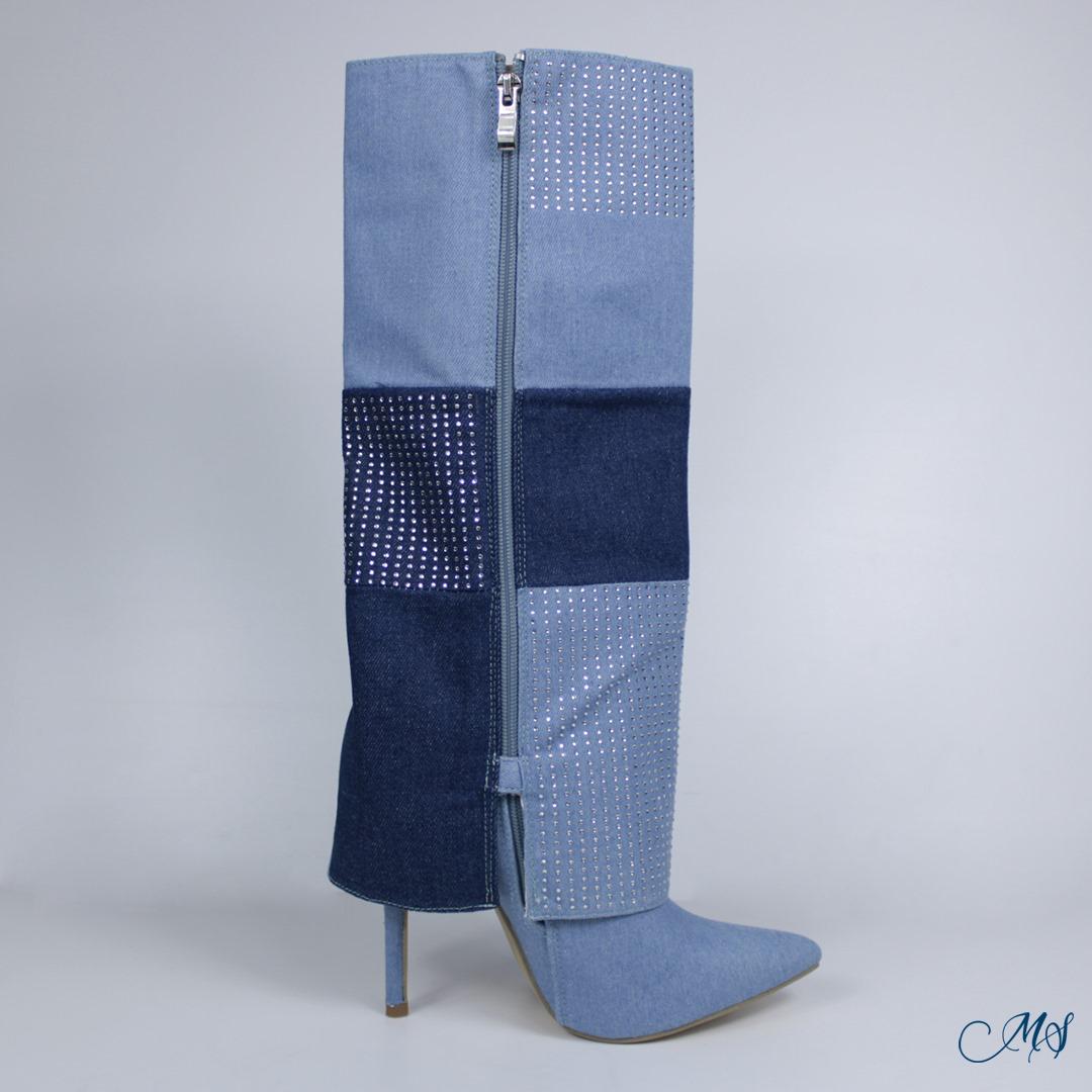 BOTAS ALTAS MUJER DENIM M74 - 4