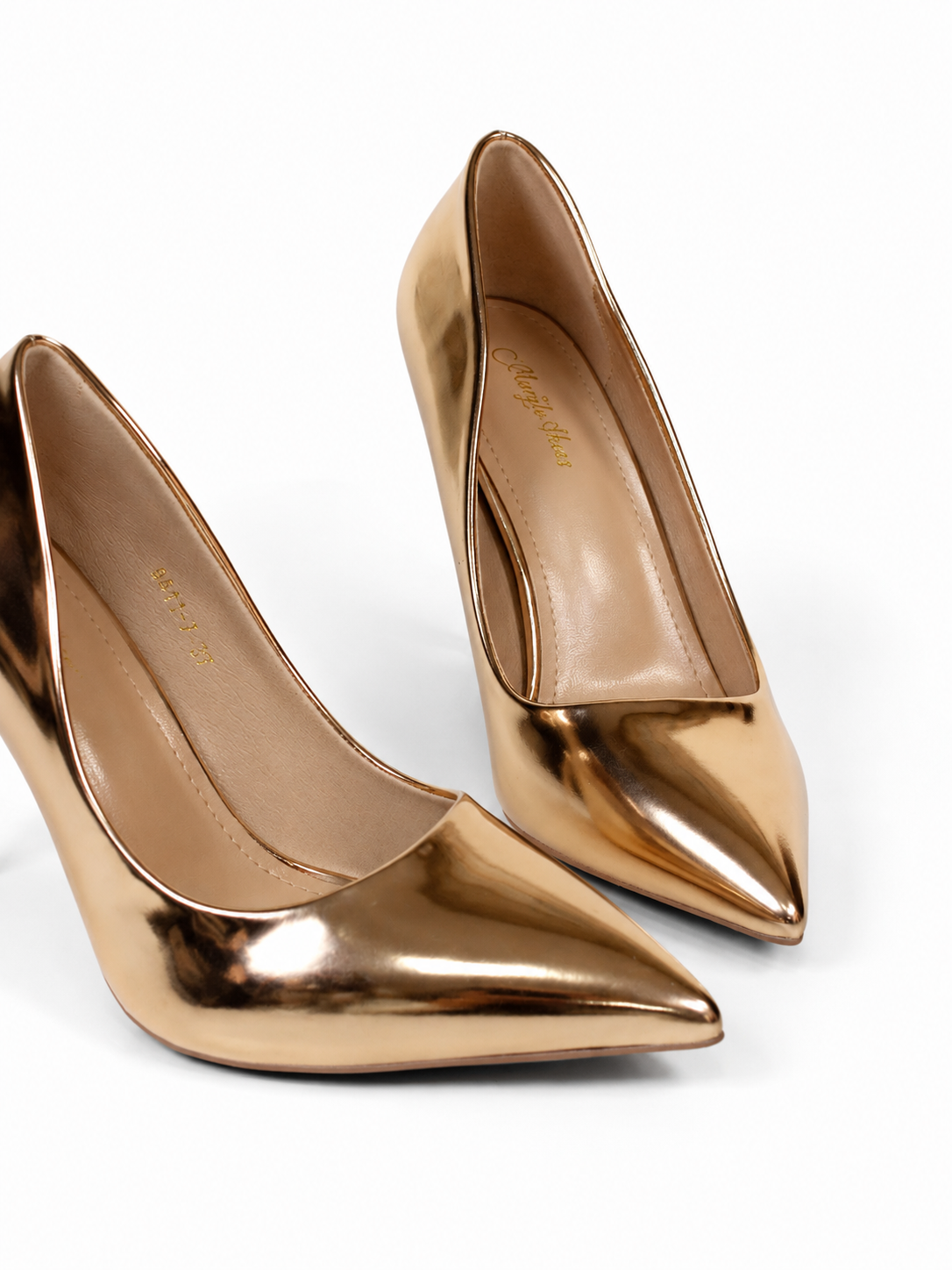 STILETTOS MUJER MARGLO SHOES CHAMPAGNE M05 - 3