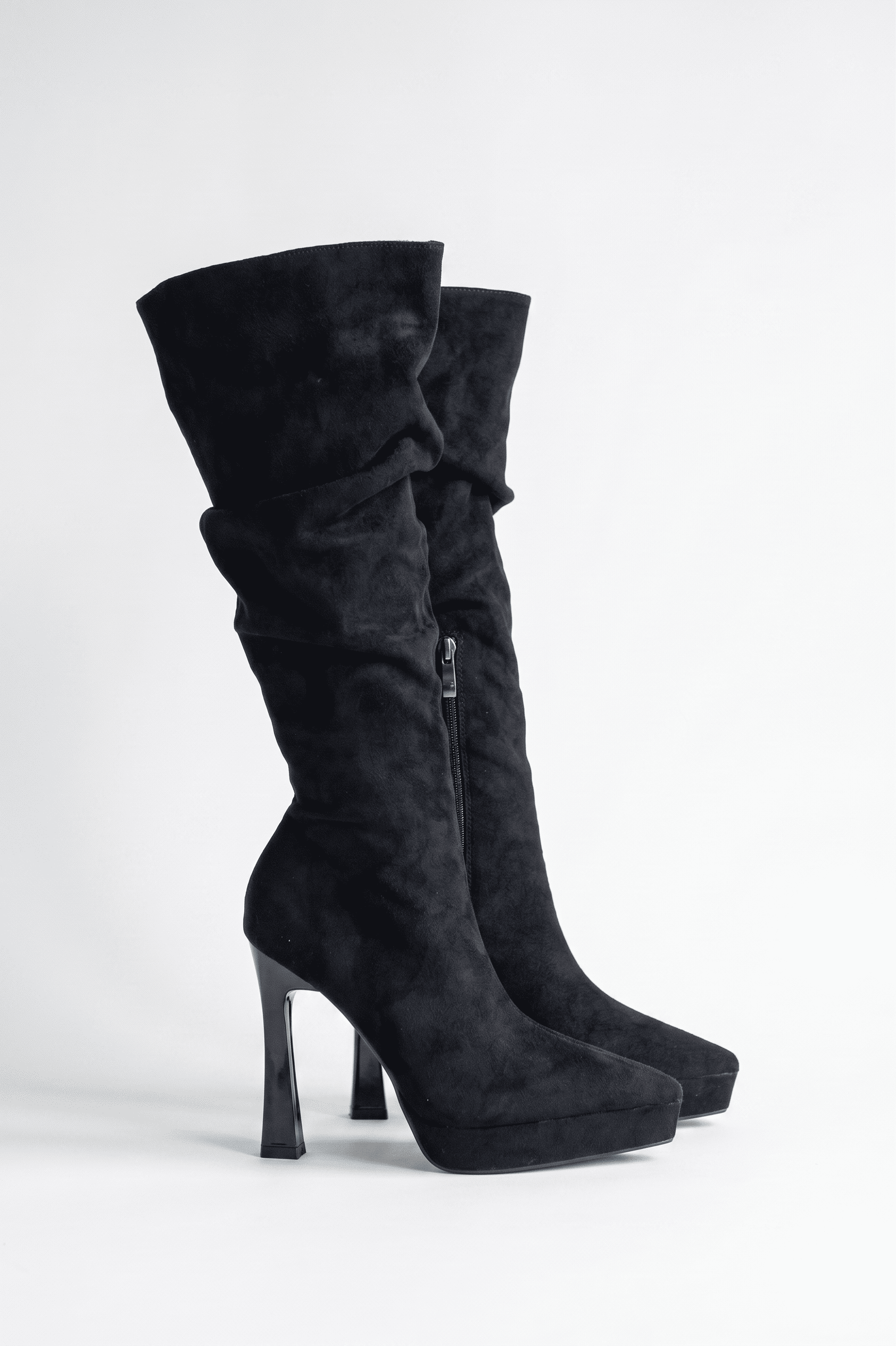 BOTAS LARGAS GAMUZA M22 NEGRO - 1