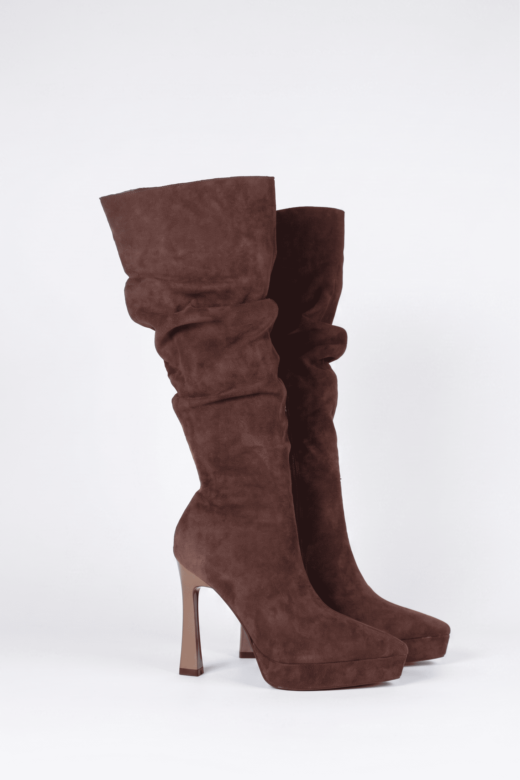 BOTAS LARGAS GAMUZA M22 MARRÓN - 1
