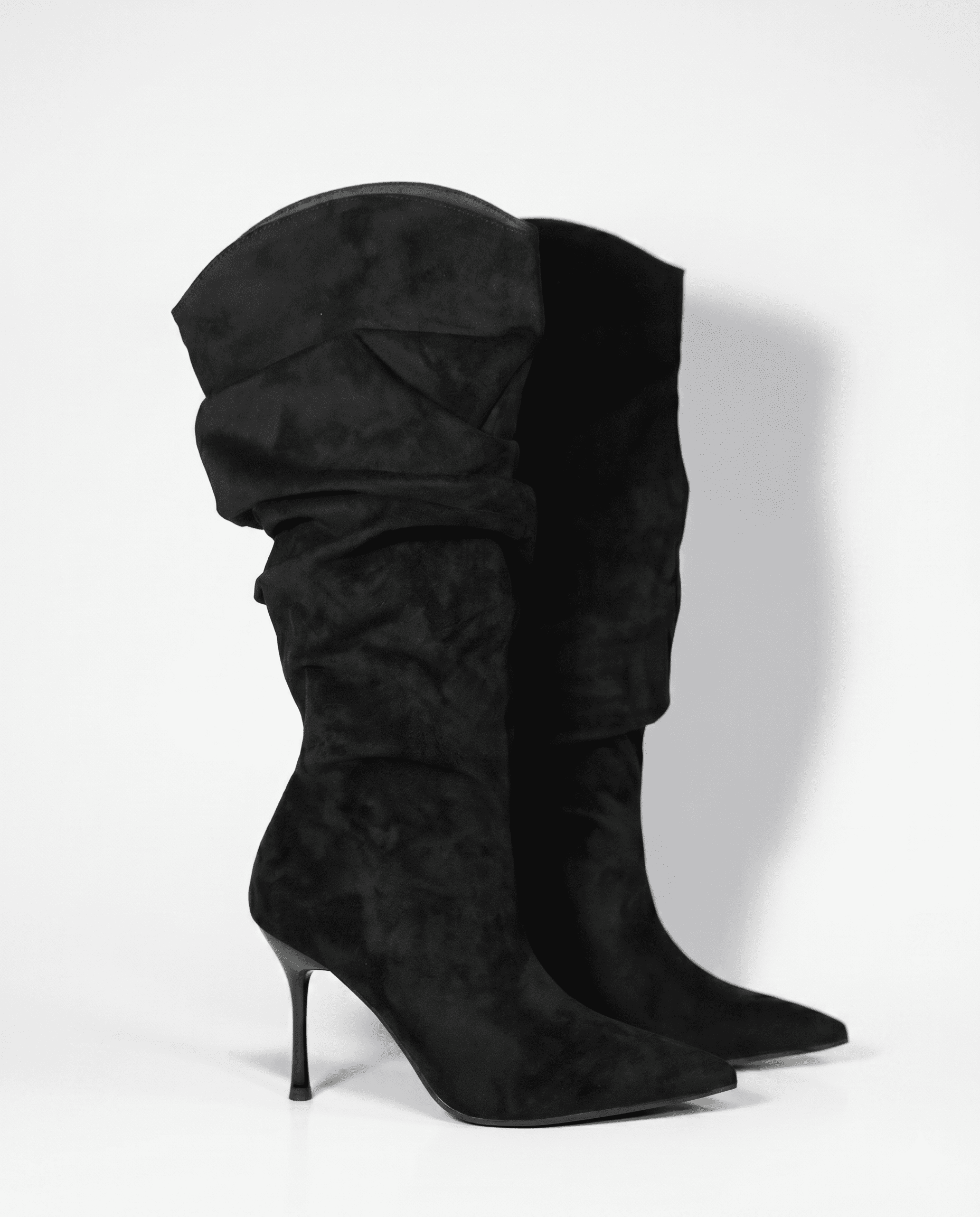 BOTAS LARGAS GAMUZA M79 NEGRO - 1