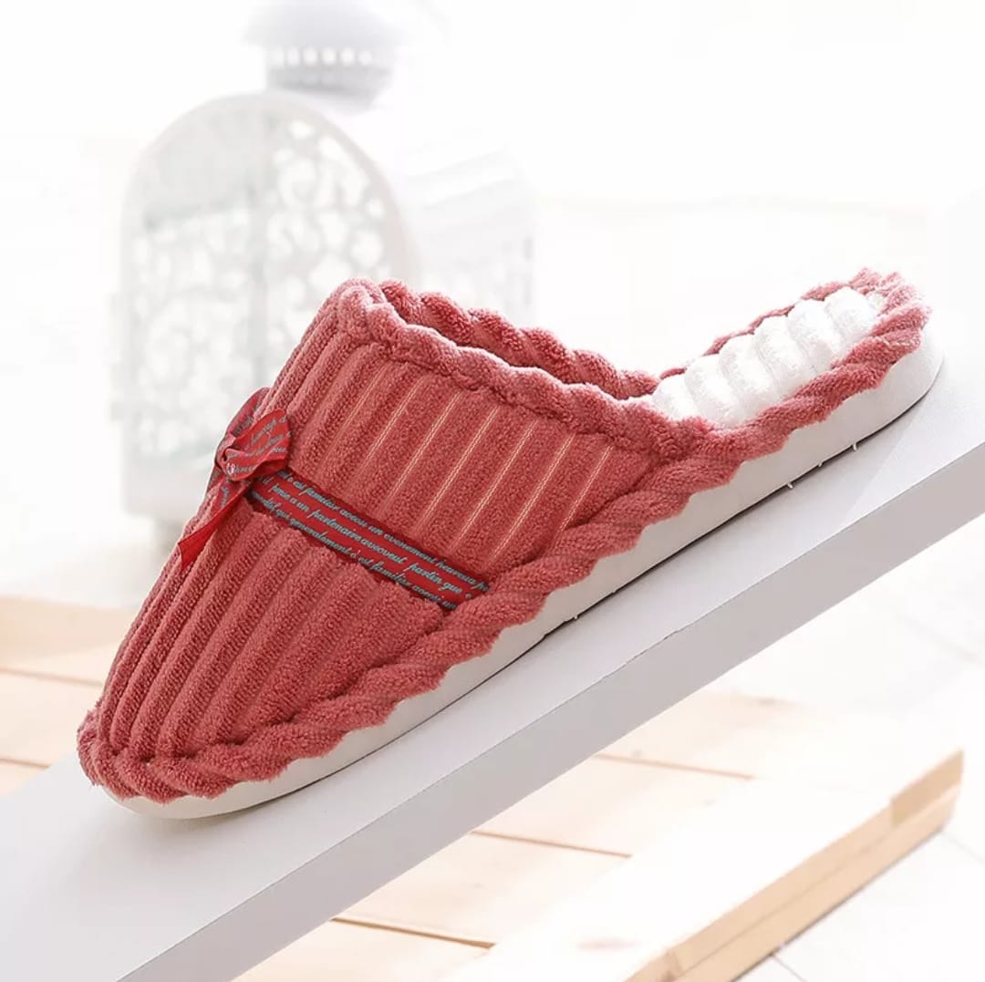 PANTUFLAS MUJER ALGODÓN CORDUROY BRILLO - 2