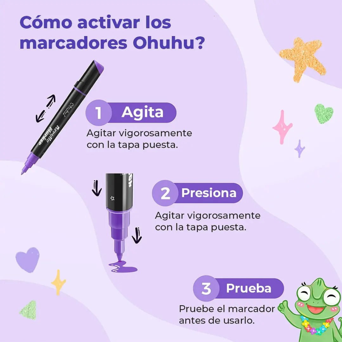 OHUHU KAKAAKO: 60 MARCADORES ACRÍLICOS (PUNTA FINA Y BALA) - 4