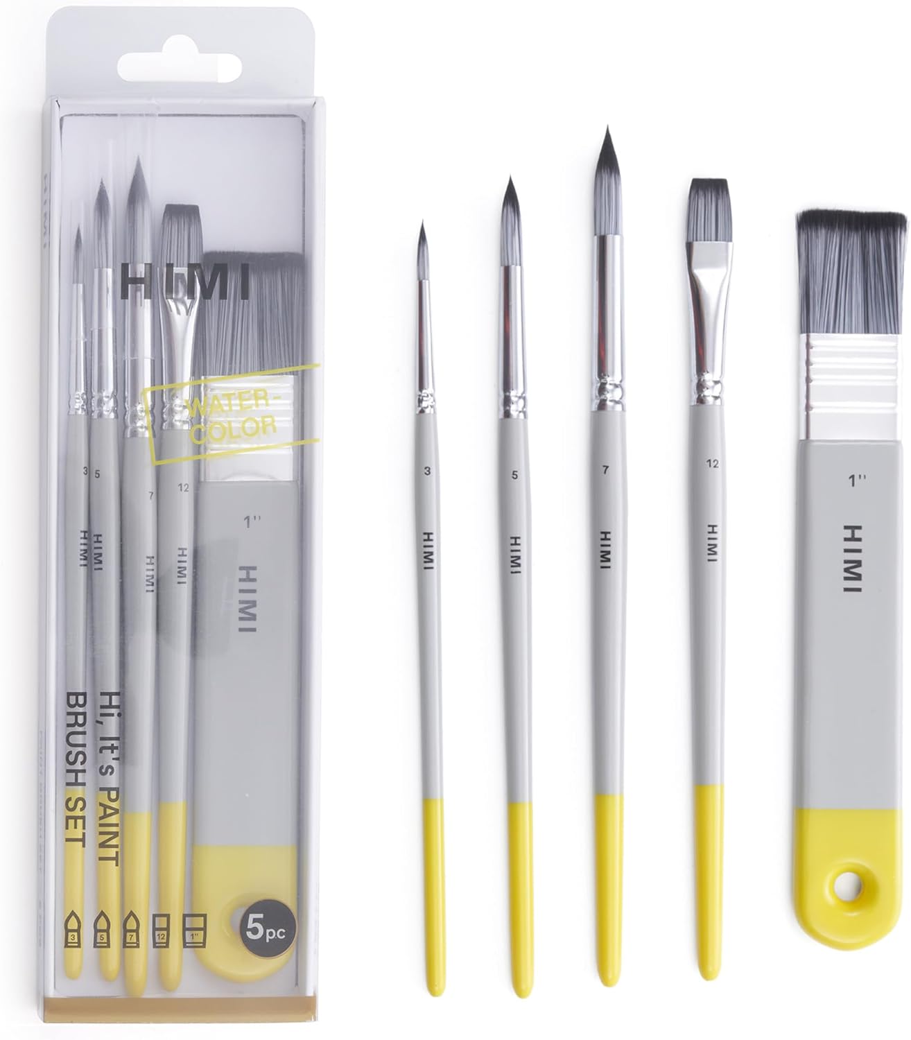 MIYA HIMI: SET 5 PINCELES ACUARELABLES - 1