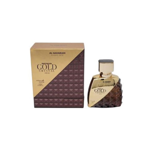 PERFUME AL HARAMAIN PARA HOMBRE GOLD CRISTAL OUDH 3.3 OZ EXTRAIT DE PARFUM - 1