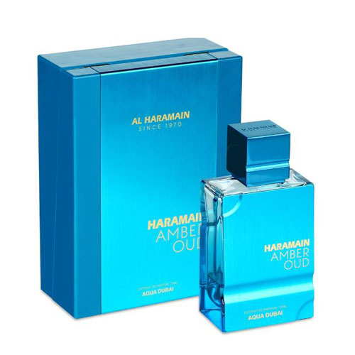 PERFUME AL HARAMAIN AMBER OUD AQUA DUBAI UNISEX 2.5 OZ EXTRAIT DE PARFUM - 1