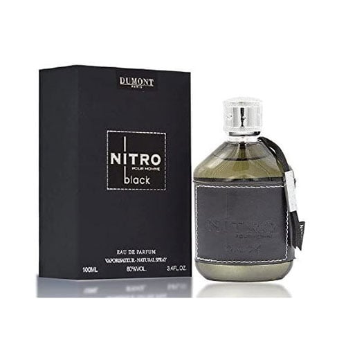 PERFUME DUMONT NITRO BLACK PARA HOMBRE 3.4 OZ EDP SP - 1