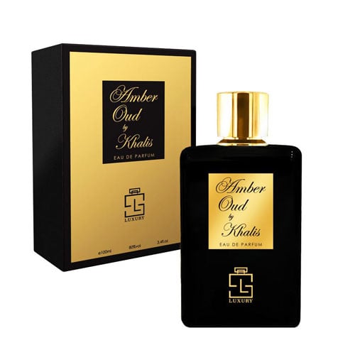 PERFUME KHALIS LUXY COLLECTION AMBER OUD UNISEX 3.4 OZ EDP SP - 1