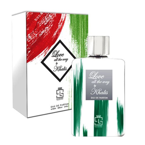 PERFUME KHALIS LOVE ALL THE WAY BY KHALIS PARA MUJER 3.4 OZ EDP SP - 1