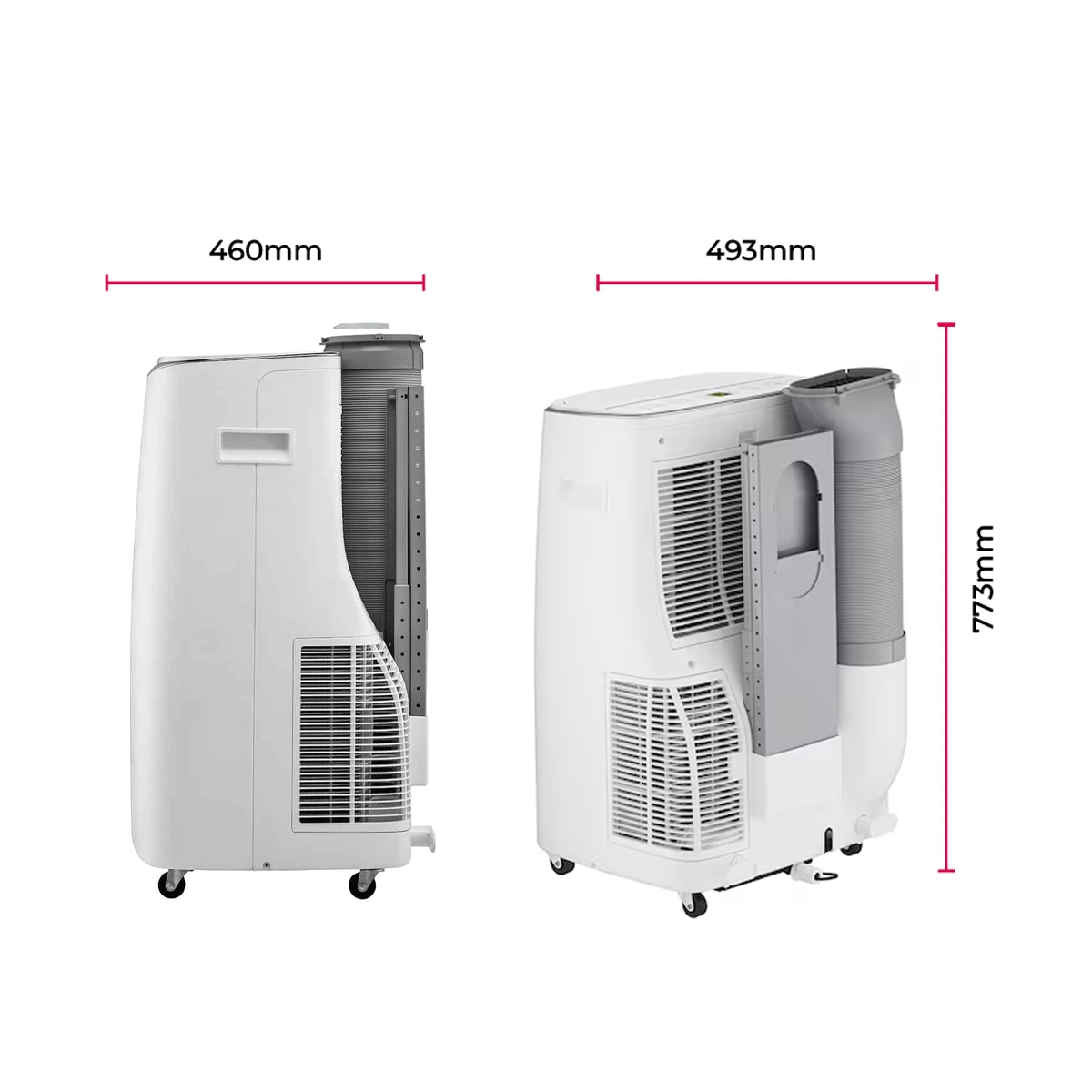 AIRE ACONDICIONADO PORTÁTIL LG 14,000 BTU INVERTER FRÍO SOLO - 5