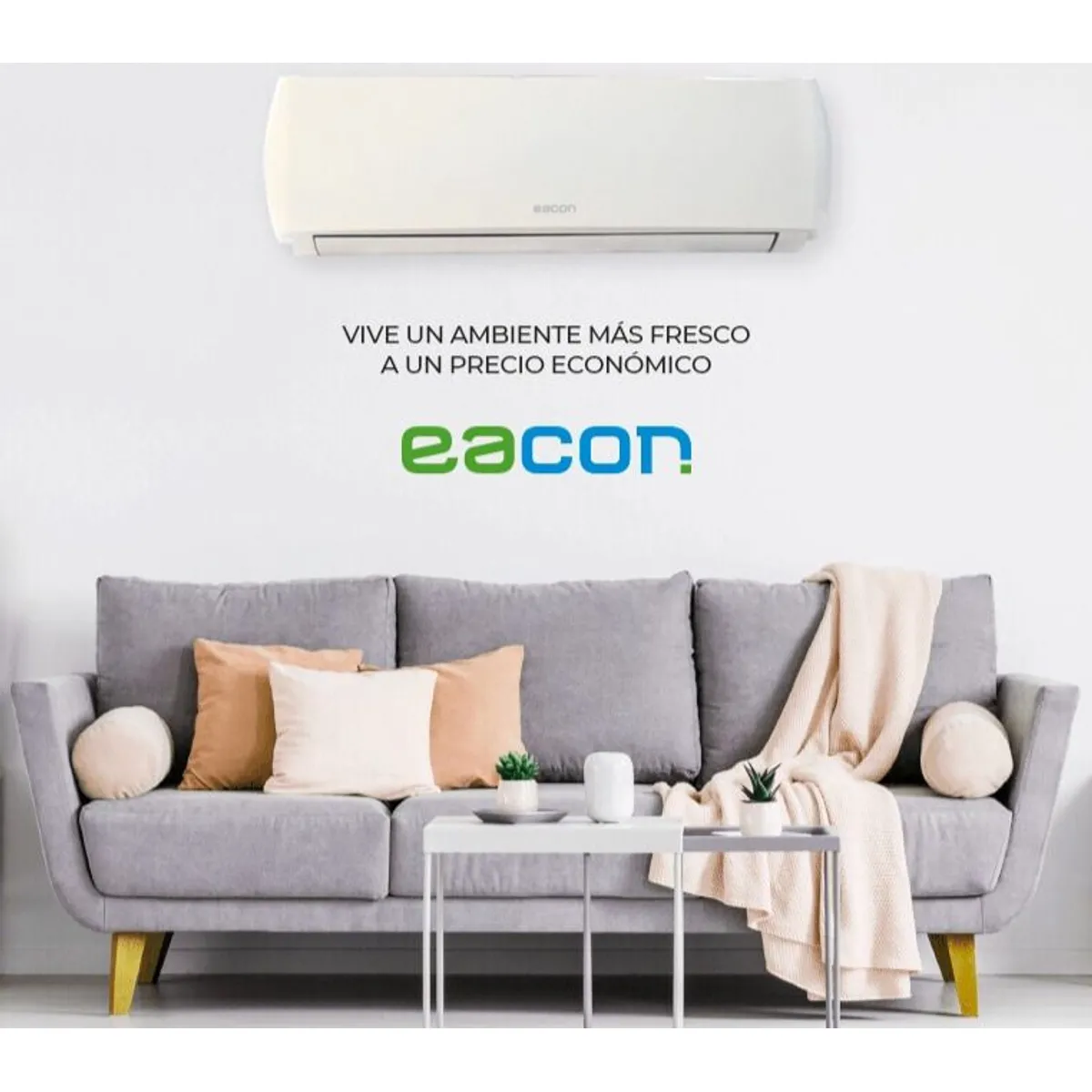 AIRE ACONDICIONADO SPLIT 18,000 BTU/H EACON CONVENCIONAL FRÍO SOLO - 2