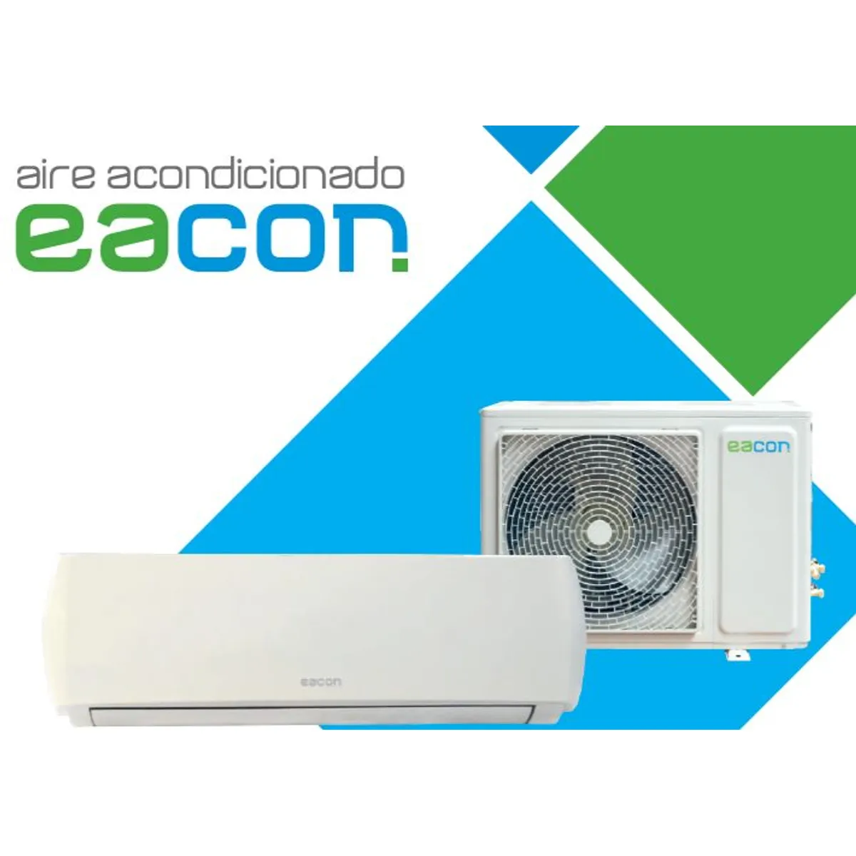 AIRE ACONDICIONADO SPLIT 12,000 BTU/H EACON CONVENCIONAL FRÍO SOLO - 1
