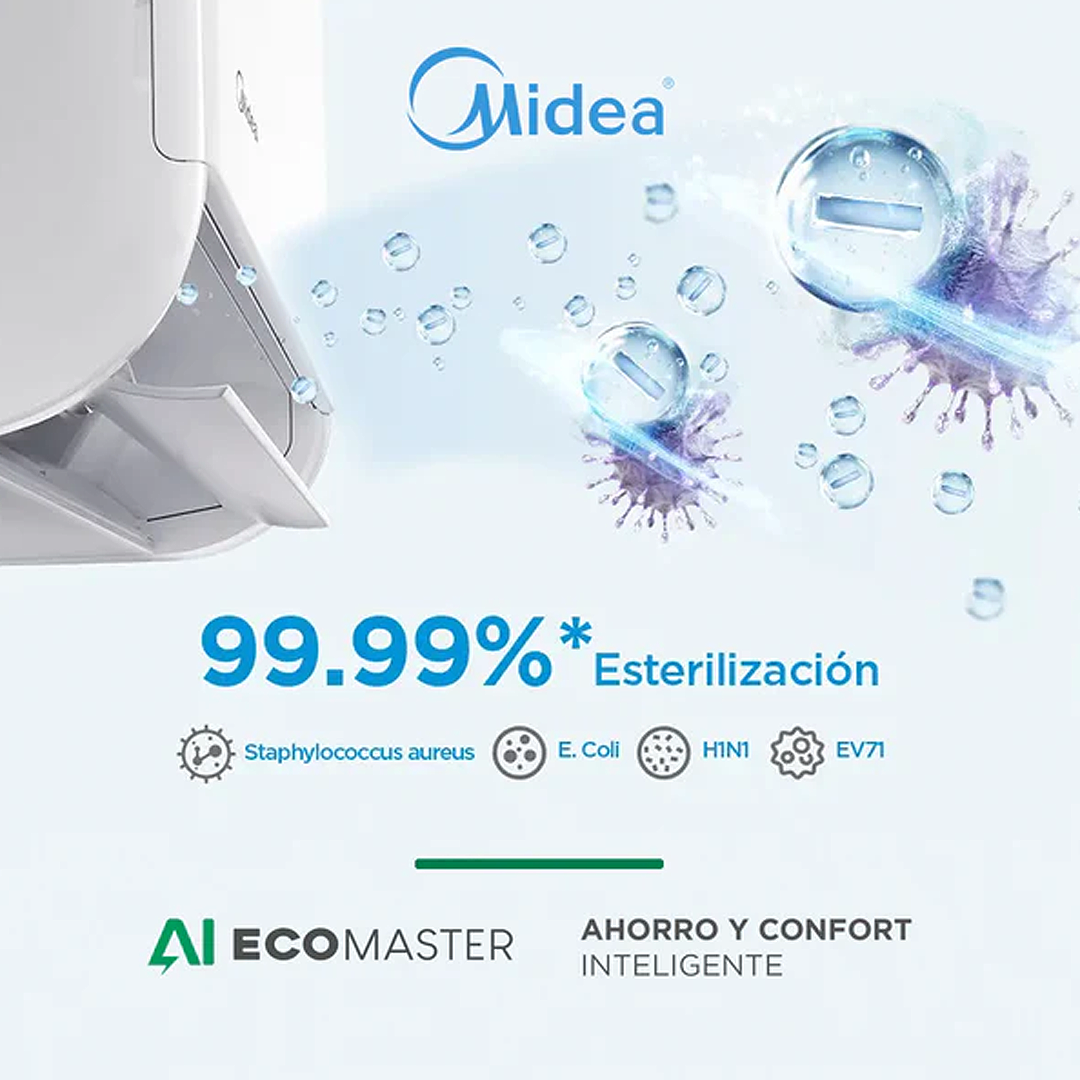 MIDEA AI ECOMASTER PRO 24,000 BTU INVERTER WIFI - FRÍO SOLO - 7